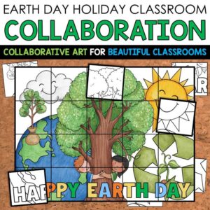Earth Day Collaboration Poster by Tied 2 Teaching Product Cover