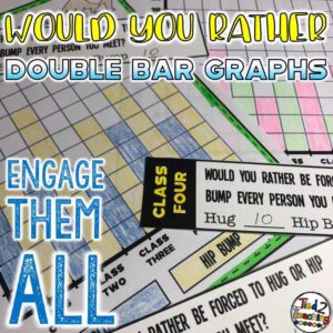 Double Bar Graphs Activities Graphs and Data Printables from Tied 2 Teaching product cover