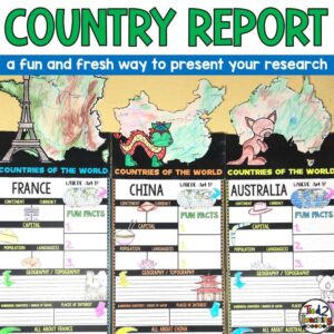 Country Report Pennants by Tied 2 Teaching Product Cover