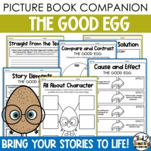 The Good Egg Book Companion from Tied 2 Teaching Product Cover