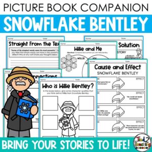 Snowflake Bentley Book Companion from Tied 2 Teaching Product cover