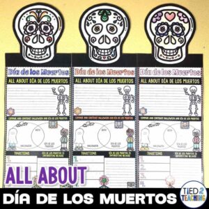 Dia De Los Muertos Pennants by Tied 2 Teaching Product Cover