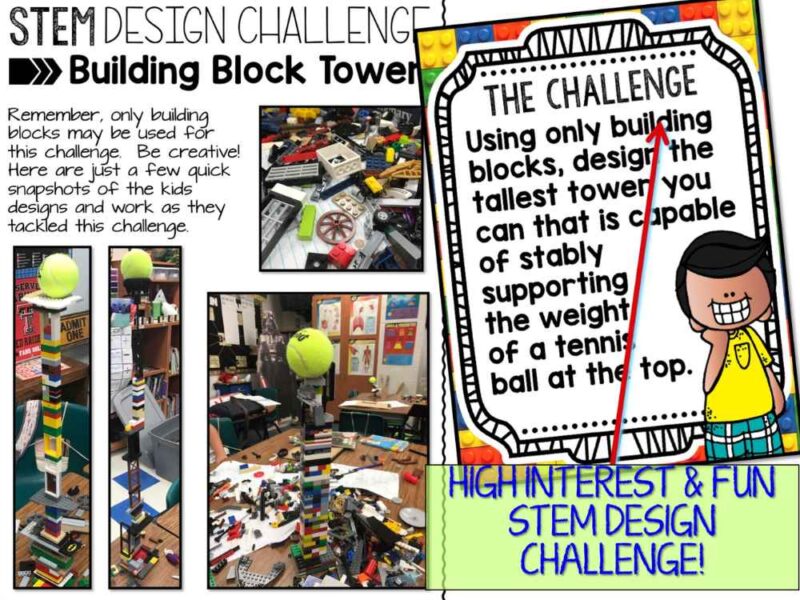 STEM Challenge - Building Block Tower Challenge - Image 2