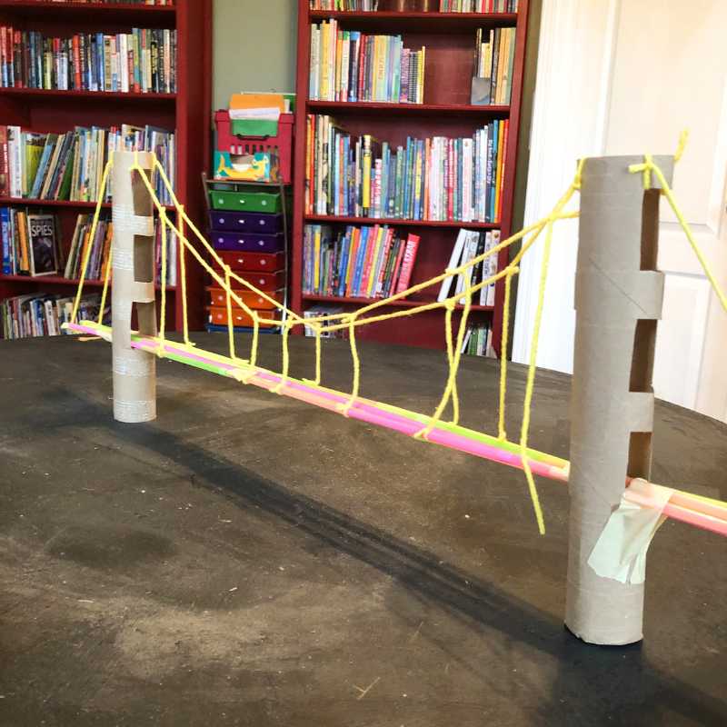 Golden Gate Bridge STEM project example from the STEM Across America Bundle