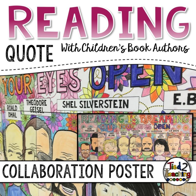 Children's Book Author's Collaboration Poster by Tied 2 Teaching Product Cover