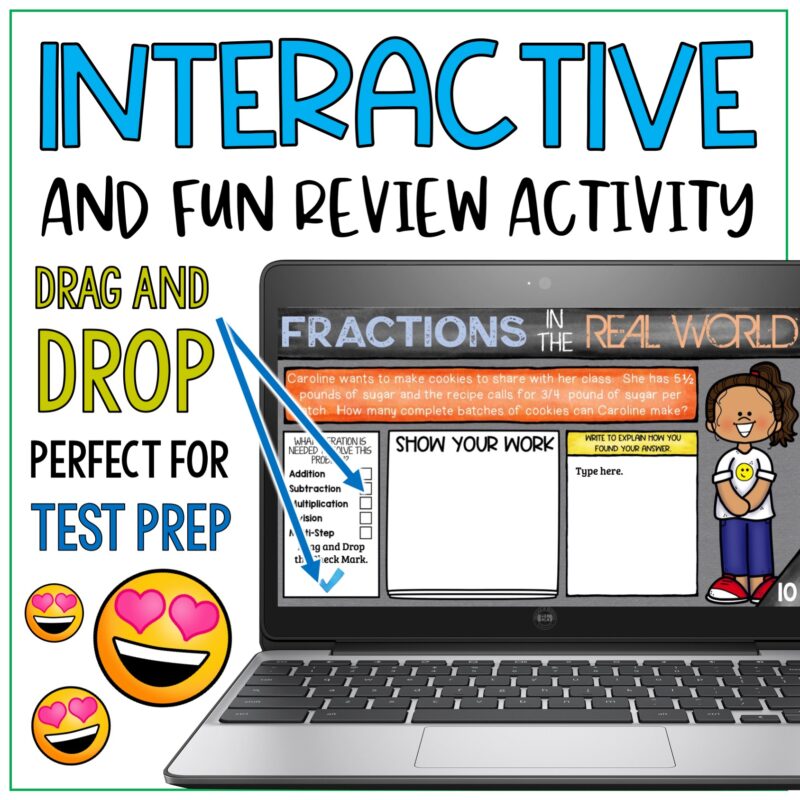 Fraction Word Problems; Multiply, Divide, Add, Subtract and Multi-Step Fractions - Image 2