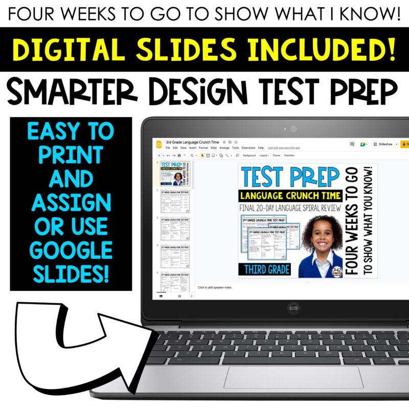 3rd Grade Reading Test Prep and Language Test Prep with Passages Bundle - Image 4