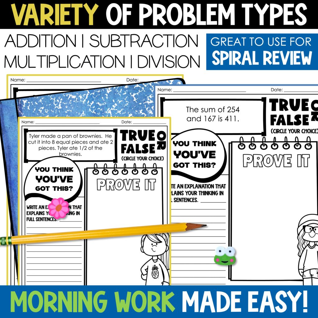 3rd Grade Math Error Analysis Problem of the Day | 3rd Grade Daily Math ...