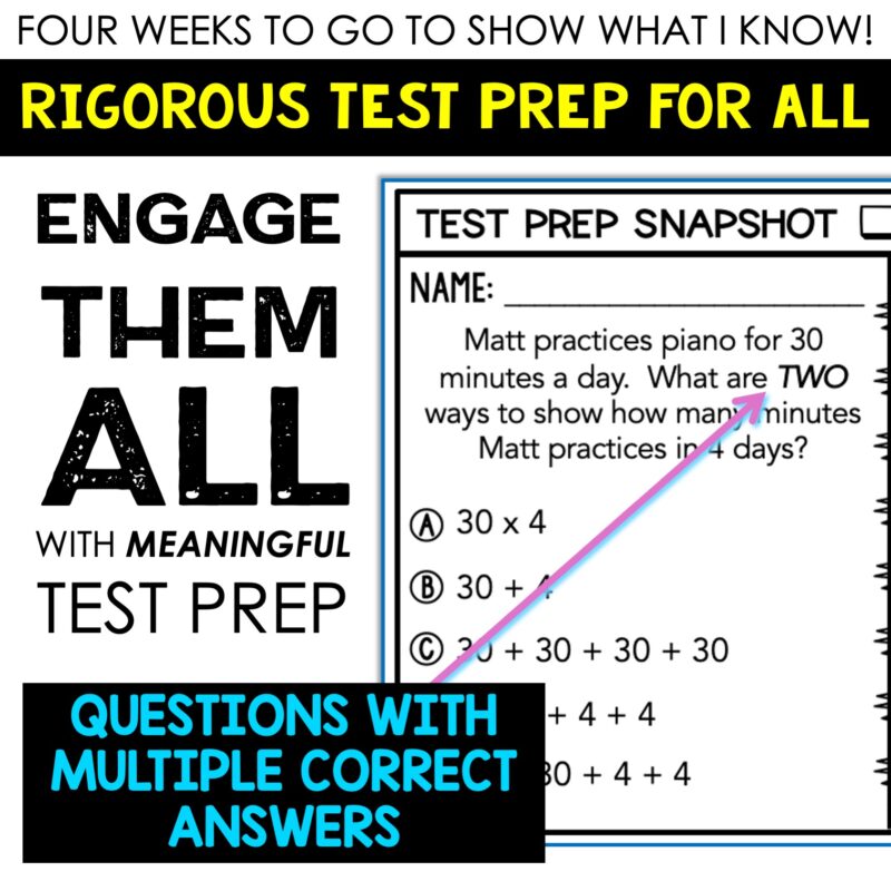 3rd Grade Math Test Prep Snapshots Numbers Base Ten Exit Slips - Image 4