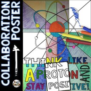 Physical Science or Chemistry Collaboration Poster by Tied 2 Teaching Product Cover