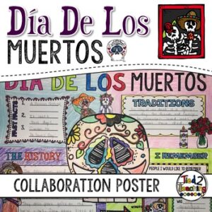 Dia de Los Muertos Collaboration Poster by Tied 2 Teaching Product Cover